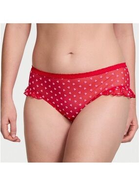 Victoria’s Secret Tease Mesh Lace-Trim Cheeky Panty